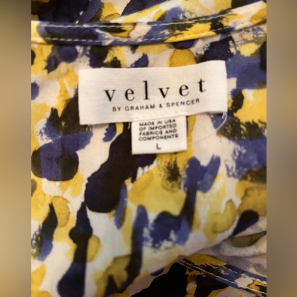 Velvet by Graham & Spencer Print Romper with Flutter Sleeves - Picture 7 of 12